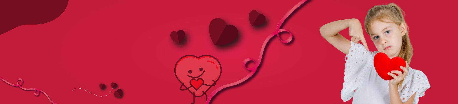 Little Red Heart Appeal campaign banner