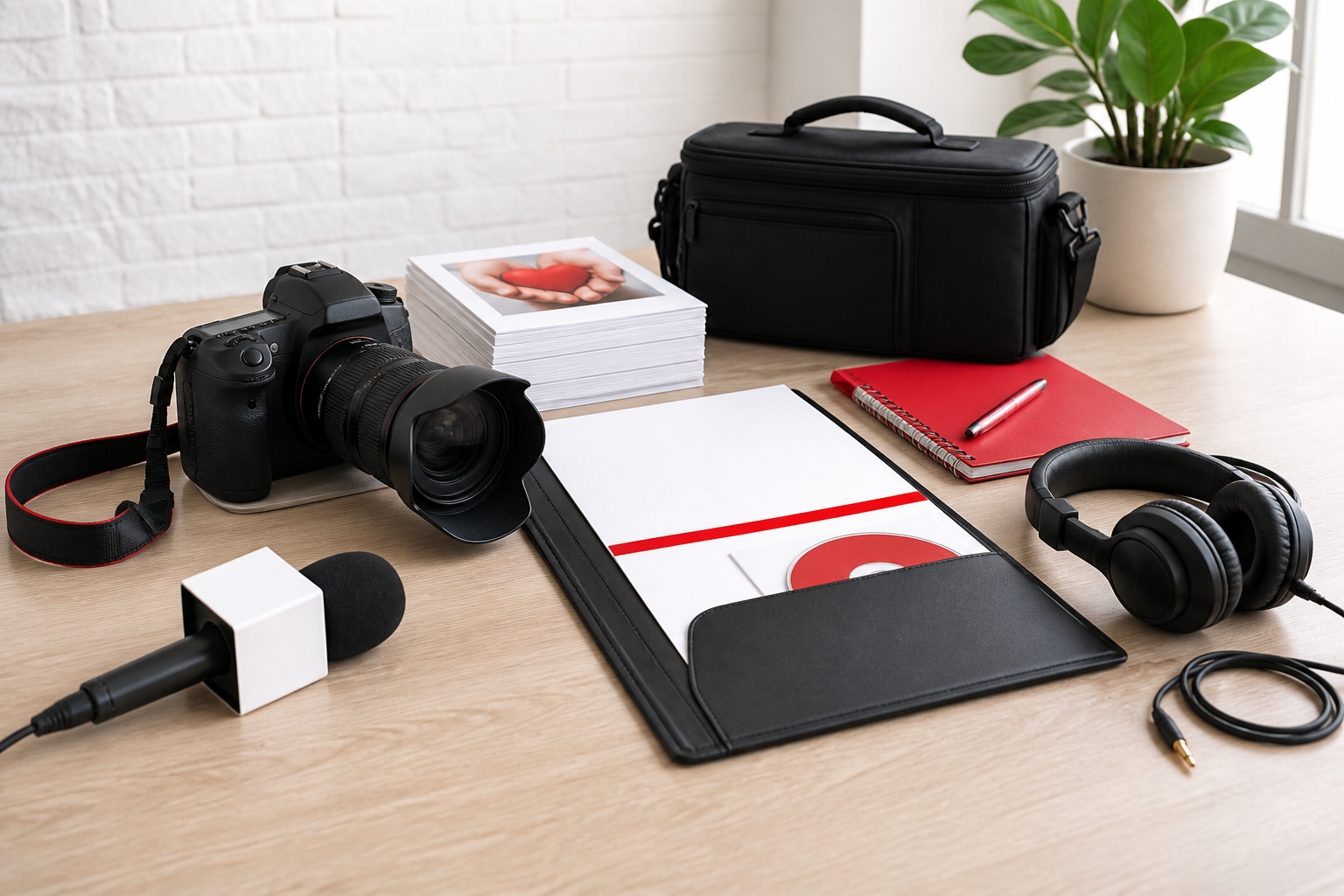 Professional media and press equipment